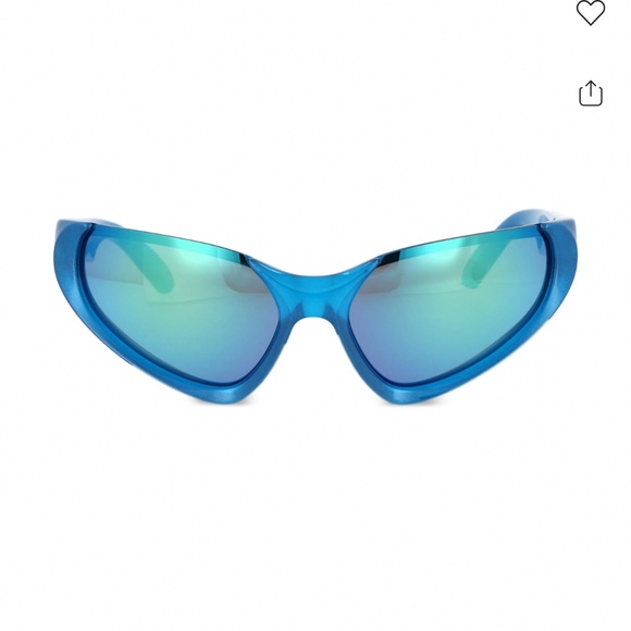 Balenciaga Accessories - Balenciaga Teal Sunglasses
